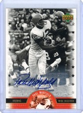 PAUL WARFIELD 2003 Upper Deck NFL LEGENDS FOOTBALL #LS-PW Autograph AUTO CARD