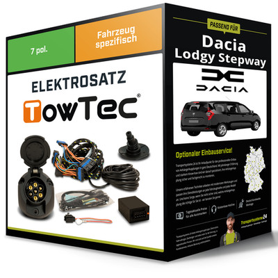 Elektrosatz 7-pol spezifisch für DACIA Lodgy Stepway 03.2012-jetzt NEU