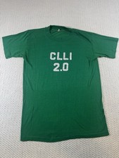 Vintage 60’s Thin Shirt Small Single Stitch Made In USA Green