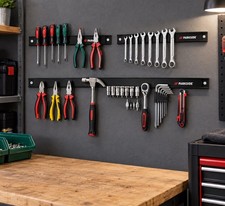 6 Teilig magnetische Werkzeughalter Magnetleiste Werkzeugmagnet Garage Parkside
