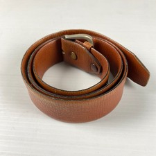 Vintage Madison Regal Brown Leather Belt Embossed Size 36" 90 cm