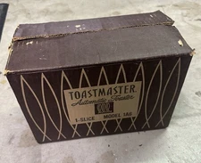 Vintage Toastmaster Toaster Single Slice Chrome 1A2 Retro Kitchen Waters-Gentry