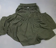 USMC GI PT Shorts Green VARIOUS BRANDS AND SIZES FROM M-L LOT OF 9 PAIRS *READ*