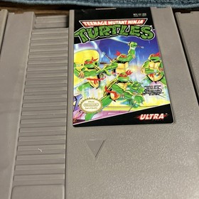 Nintendo NES Game Lot of 7, Duck Tales, Double Dragon, Tetris, TMNT, Mario
