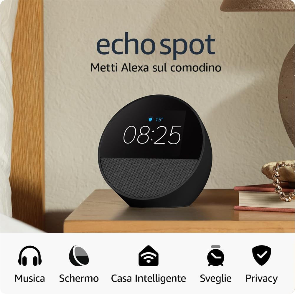 Echo Spot 2024: Il Must-Have per la tua Smart Home | Alexa & Design