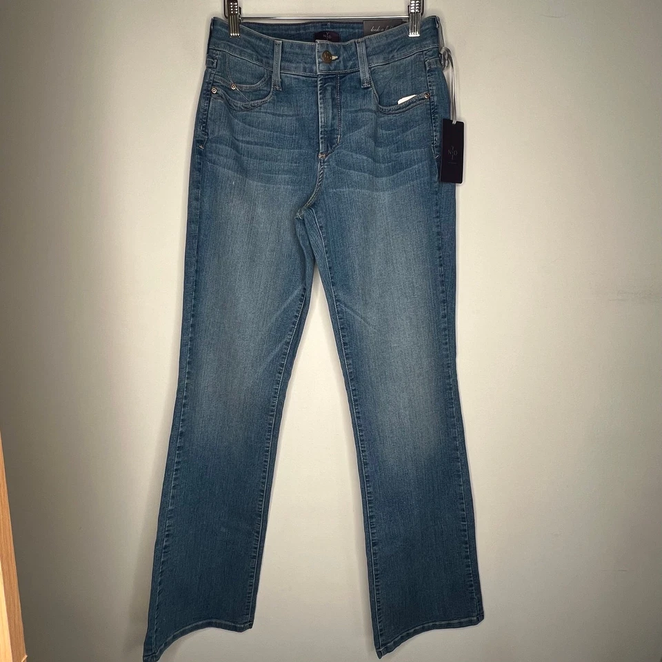 NYDJ Bootcut Stretch Denim Jeans Size 4 - Image 2 of 4