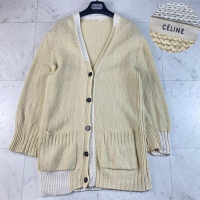 Phoebe Period Celine Rough Knit Chunky Cardigan Shipping from