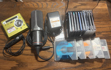 Sony Mini Disc MZ-R700 Recording MD Walkman 15 Discs, Mic, Power Adapter, Remote