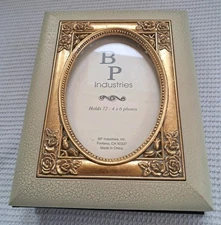 BP Industries 4x6 Photo Album Holds 72 Pictures Ornate Black Velvet
