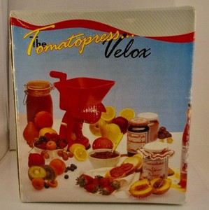 Velox Tomato Press, new-open box