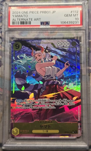 Bandai Yamato OP04-112 Alternate Art Super Rare Holo One Piece CCG PSA 10