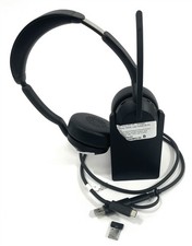 Jabra Evolve2 55 MS Teams Stereo Bluetooth Wireless Headset w/ Accessories