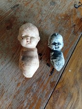 Two Antique Kewpie Dolls Missing Their Limbs. Marked Japan And Foreign.