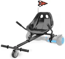 Go Kart Seat Attachment for Self-Balancing Scooter – Adjustable Frame Fits 6.5