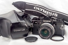 OLYMPUS OM-2 Black Zuiko MC AUTO-W 28 mm f/2.8 Serviced  Exc 5 From Japan