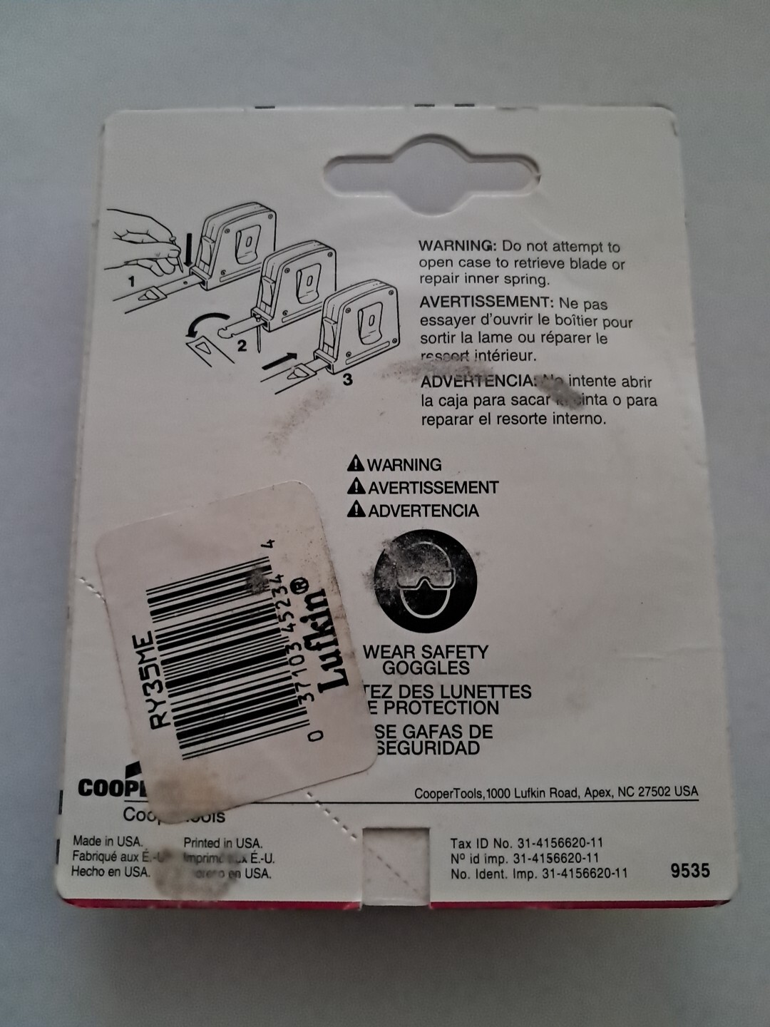 Lufkin USA Replacement 16' X 3/4 Tape