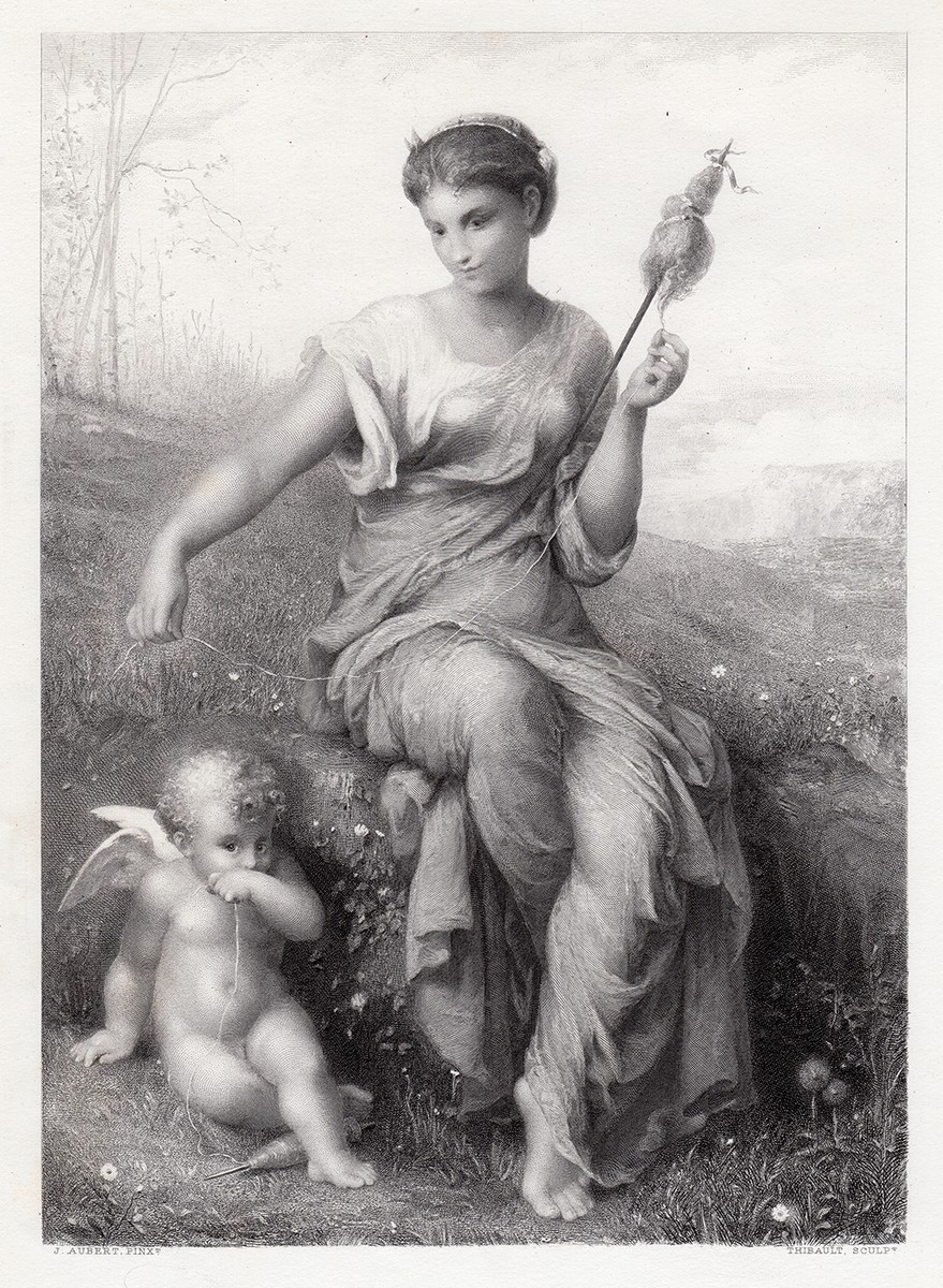 Super 1800s Jean-Ernest Aubert Engraving 