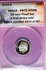 2009 - S ANACS PR70 CAMEO ROOSEVELT DIME!!  #B46613 — photo 1