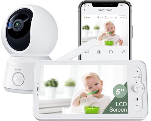 ARENTI Video Baby Monitor with Camera and Audio, 5