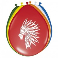 Luftballons Indianer, 8 StüCk