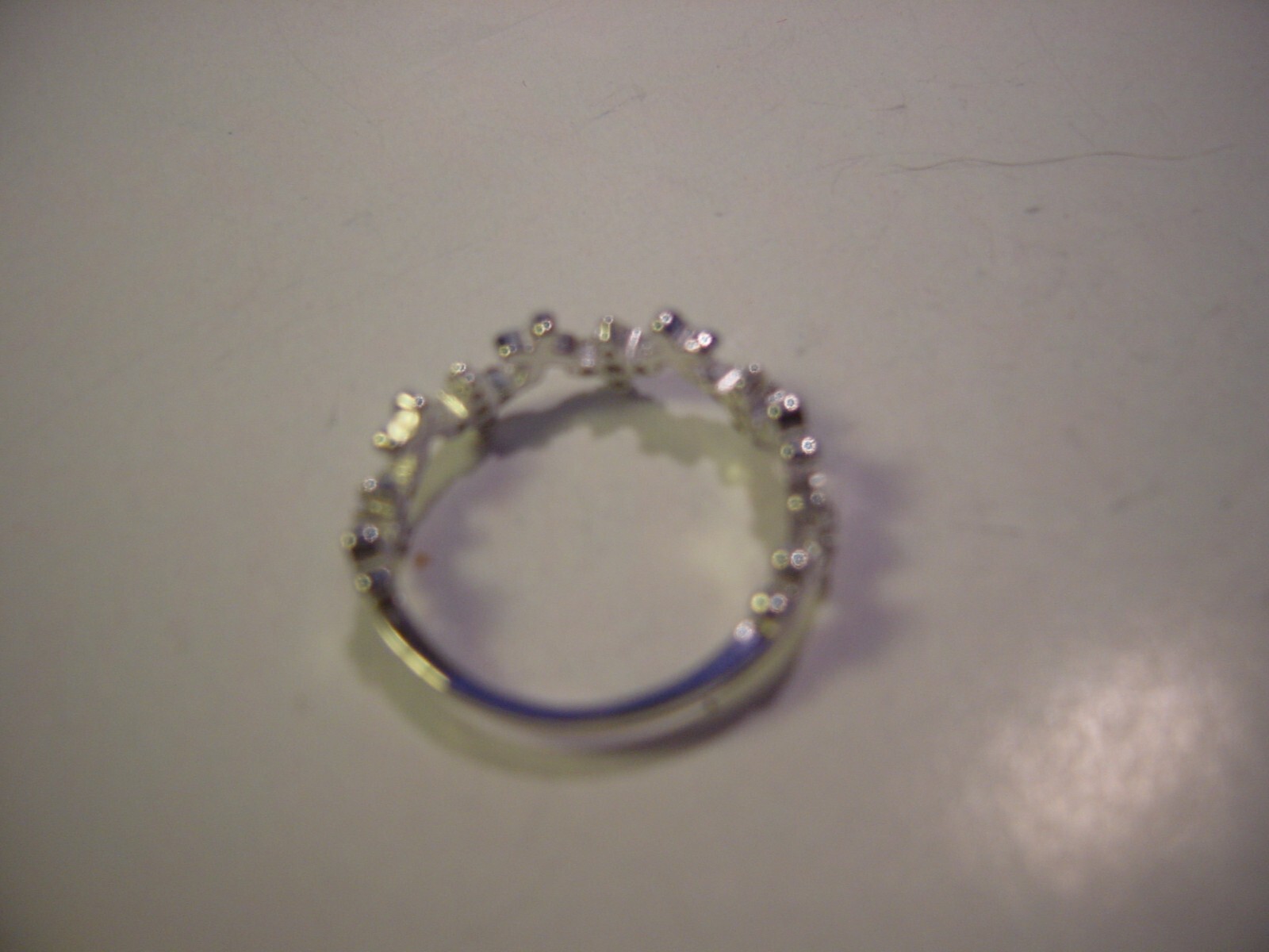 Stunning Solid Silver Ring-Superb design-sparklin… - image 4