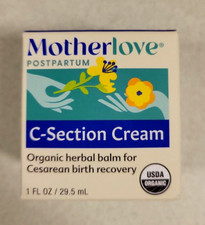 MotherLove Postpartum Organic C-Section Cream 1 FL OZ NEW NIB 8/2024 Mother Love