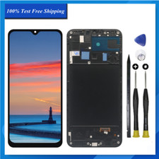 For Samsung Galaxy A20 2019 A205U LCD Display Screen Digitizer with Frame Tool
