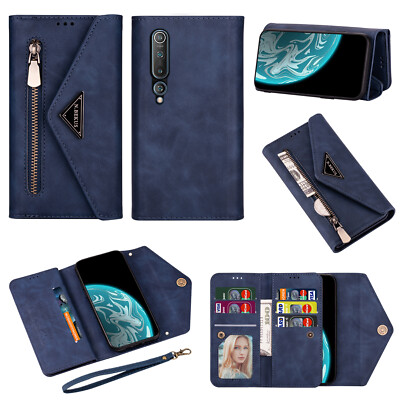 Leder Handy Tasche Schutzhülle Wallet Case For Xiaomi 11 Poco X3 F3 Note 10 9 8