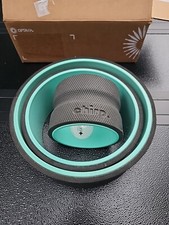 Chirp Wheel Foam Roller for Back Pain Relief, Muscle Therapy - Black - Set Of 3