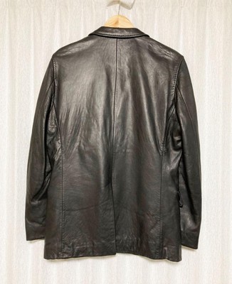 Yohji Yamamoto Lamb Leather Tailored Jacket Size M Men