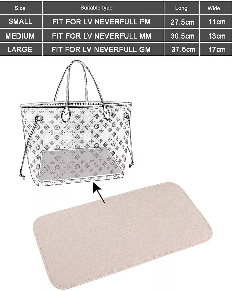 The Size Guide: Louis Vuitton Neverfull Louis Vuitton Size Guide - Find  Your Perfect Fit