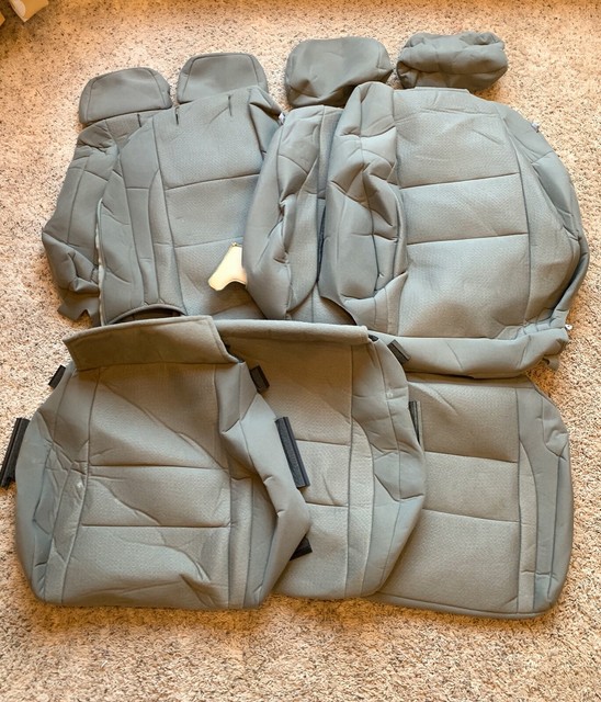 2012-2016 Dodge Durango OEM Factory Cloth COMPLETE Seat Cover Set