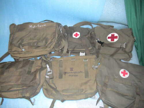 Robuste BUNDESWEHR SAN Medikamenten Tasche Feldgepäck Staufächer Army Field Pack - Afbeelding 1 van 10