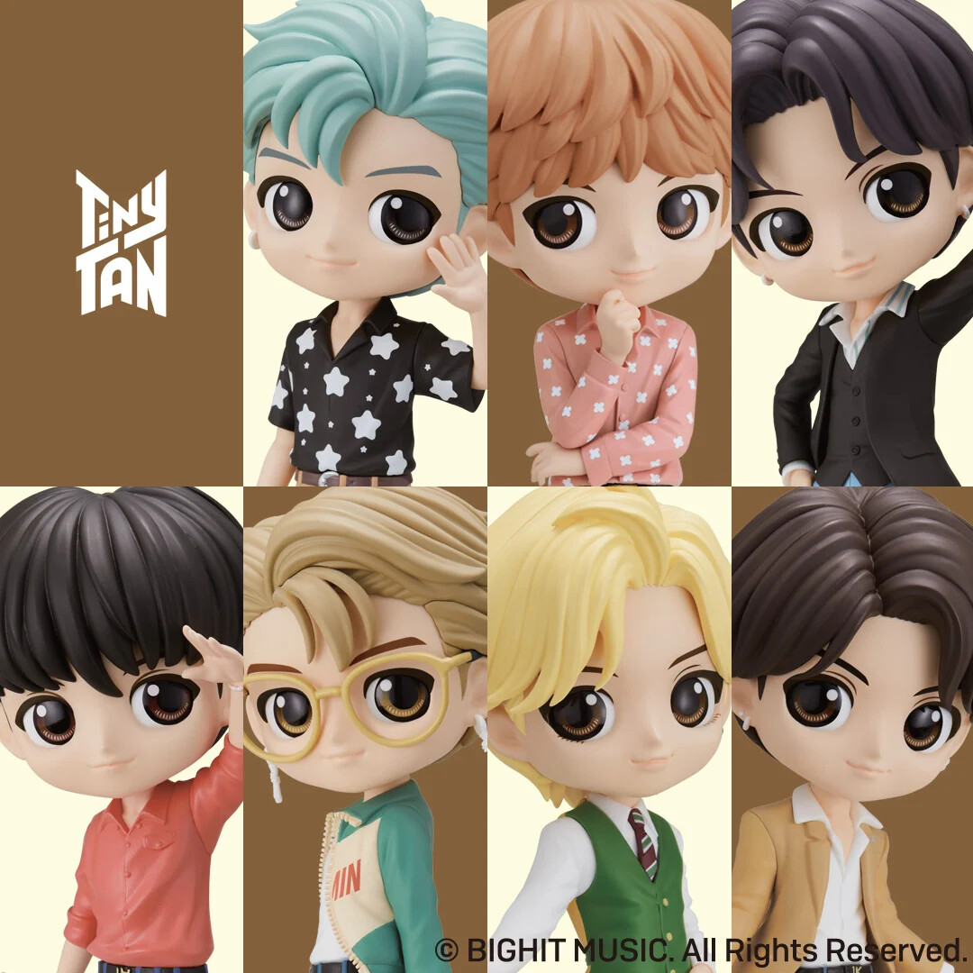 Q Posket BTS TinyTAN Dynamite Figure B Type JUNGKOOK V JIMIN
