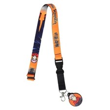 Jujutsu Kaisen Anime Name  Yuji Itadori Image Lanyard w/ Yuji Charm NEW UNUSED