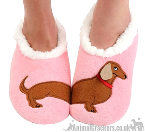 dachshund slipper socks