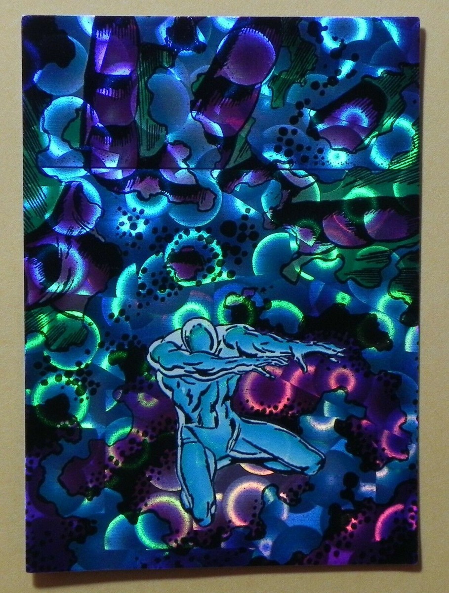 THE HERALD 1992 THE SILVER SURFER Card #4 from Marvel _ LOW