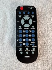RCA REMOTE RCR804BFDR UNIVERSAL FOR DVD CBL VCR TV AND MORE