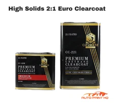 High Solids Euro Clearcoat 5Ltr + 2.5Ltr Act 2:1 Mix Car Vehicle Automotive Kit