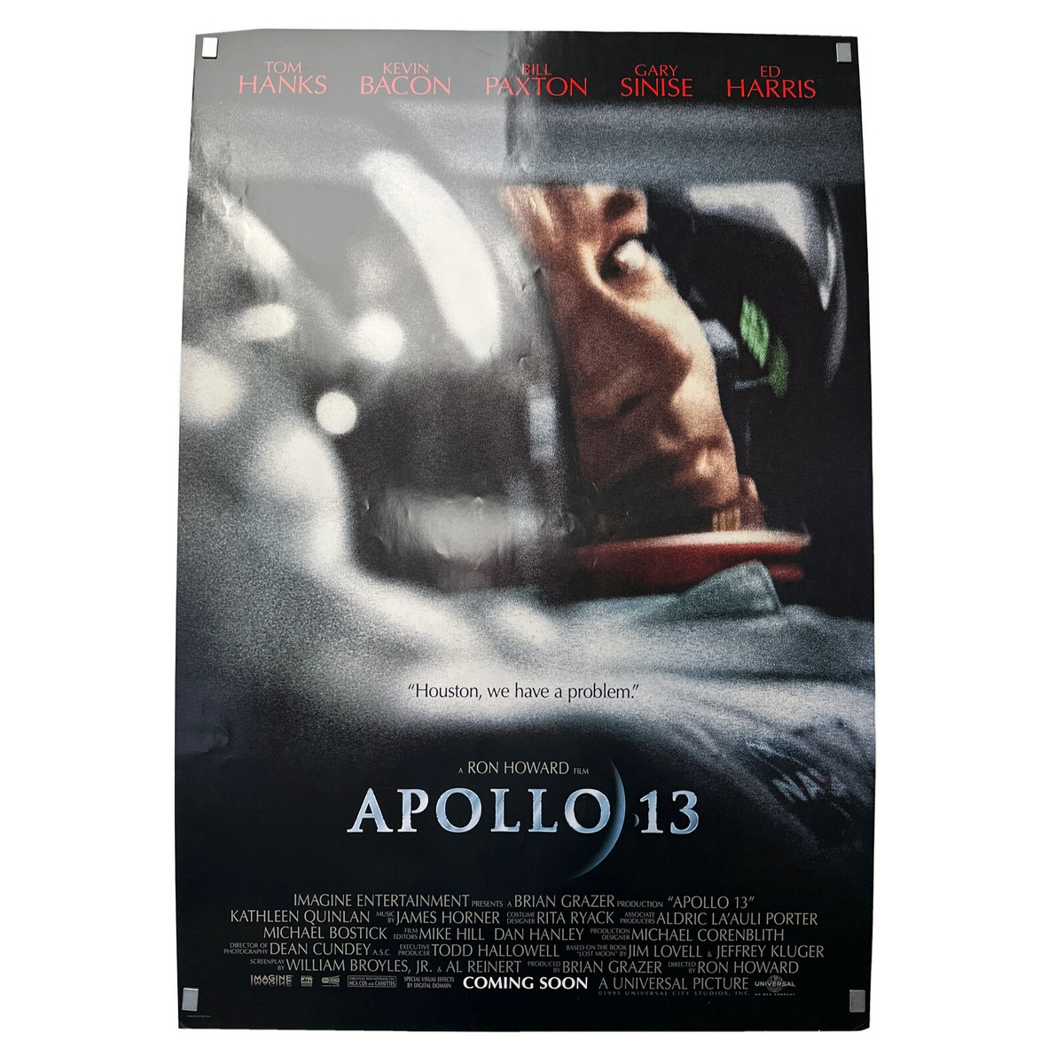 APOLLO 13 MOVIE POSTER Sided ORIGINAL FINAL 27x40 RON HOWARD TOM