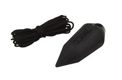 Coral Essentials Plumb Bob aus leichtem Nylon inklusive Schnur 20 Gramm
