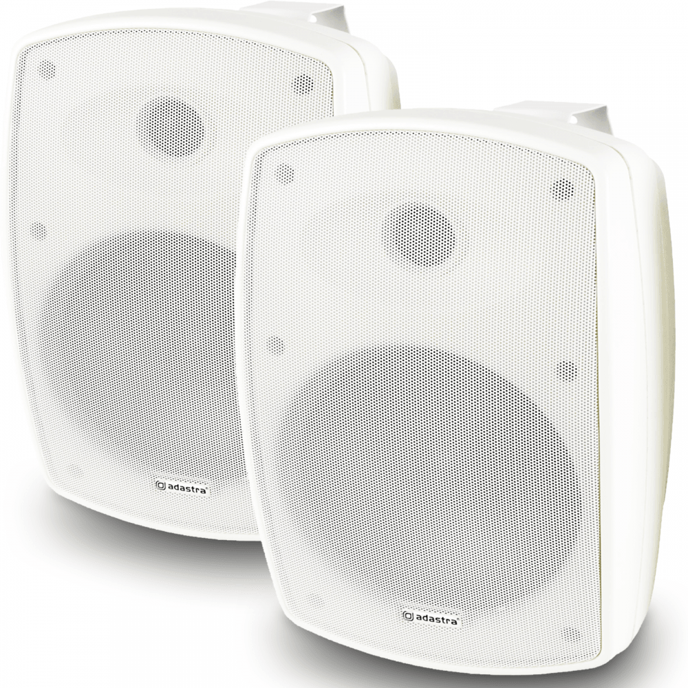Pair of 5.25"" 100W Outdoor Stereo HiFi Loud Speakers IP44 Weather Resistant