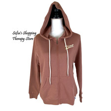 Russell Athletic Women's Sz SMALL PINK Fleece Full-Zip Hoodie NEW