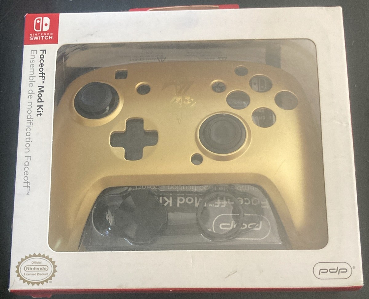 その他 PDP Mod Kit + Deluxe + Faceoff Faceoff Deluxe + Audio Purple Camo Wired Nintendo Switch