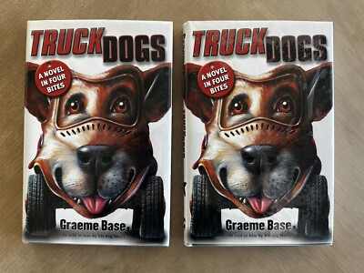 Truck Dogs by Graeme Base- SIGNED 1st Edition ~ Children's Illustrated Novel