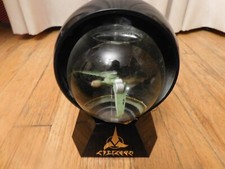 Vintage 7" Wilitts Star Trek Original Klingon Bird of Prey Light Up Water Globe