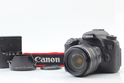 [Exc+5 ] Canon EOS 70D Digital Camera w/ EF 28-105mm 3.5-4.5 II USM lens Japan