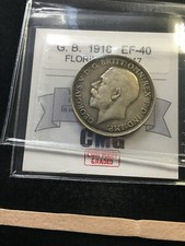 1918  Great Britain, Florin/Two Shillings, Coin Mart  Graded**EF-40** KM# 817