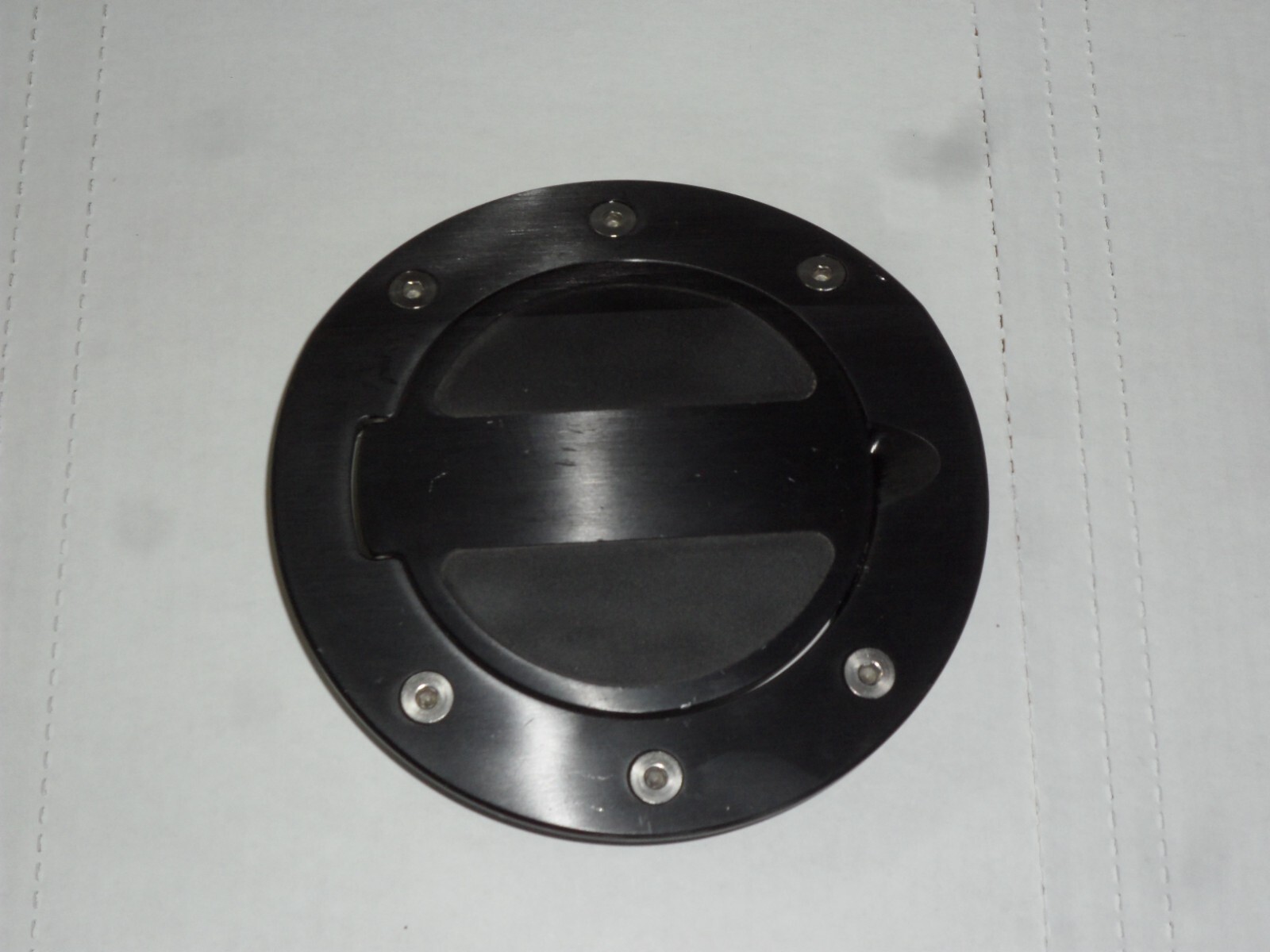 2005 2009 Ford Mustang Black Bullitt Style Black Aluminum Gas Fuel Door 06 07 Love Gorey