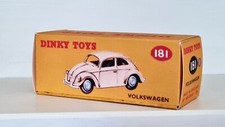 BOITE REPRO DINKY TOYS VIDE VOLKSWAGEN COCCINELLE N°181